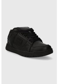 Tommy Jeans sneakersy TJM LEATHER SKATER TONGUE kolor czarny EM0EM01260. Nosek buta: okrągły. Kolor: czarny. Materiał: guma #2