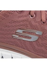 skechers - Skechers Sneakersy Get Connected 12615/MVE Różowy. Kolor: różowy. Materiał: materiał