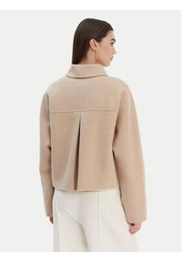 BOSS Kurtka przejściowa Cafeta 50543170 Beżowy Regular Fit. Kolor: beżowy. Materiał: wełna #5