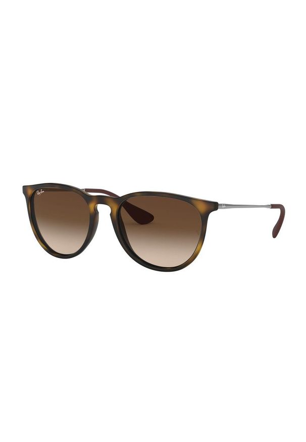 Ray-Ban - Okulary Erika. Kolor: brązowy