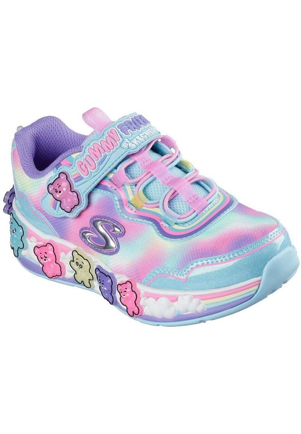 skechers - Adidasy Skechers Gummy Friends, Dzieci. Okazja: na uczelnię. Kolor: wielokolorowy. Materiał: materiał. Model: Skechers Sport. Sport: joga i pilates