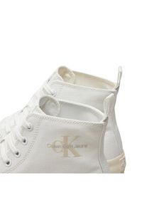 Calvin Klein Jeans Trampki YW0YW01519 Biały. Kolor: biały. Materiał: materiał