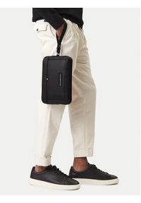 TOMMY HILFIGER - Tommy Hilfiger Kosmetyczka Th Central Pouch AM0AM13953 Czarny. Kolor: czarny. Materiał: skóra #5