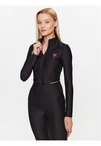 Guess Bluza V3YQ16 KBOA2 Czarny Slim Fit. Kolor: czarny. Materiał: syntetyk #1