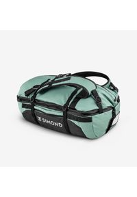 SIMOND - Torba trekkingowa Simond Duffel 500 Extend 30-40 litrów. Kolor: czarny, zielony, wielokolorowy. Materiał: materiał, tkanina. Sport: turystyka piesza