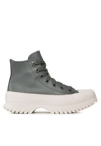 Converse Trzewiki Chuck Taylor All Star Lugged 2.0 Hi A02878C Szary. Kolor: szary. Materiał: skóra
