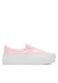 Vans Tenisówki Ua Classic Slip-On Stackform VN0A7Q5RZXK1 Różowy. Zapięcie: bez zapięcia. Kolor: różowy. Materiał: materiał