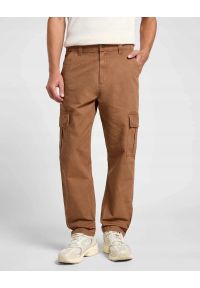 Lee - MESKIE SPODNIE MATERIAŁOWE LEE CARGO PANT BURLWOOD 112364175. Materiał: materiał #1