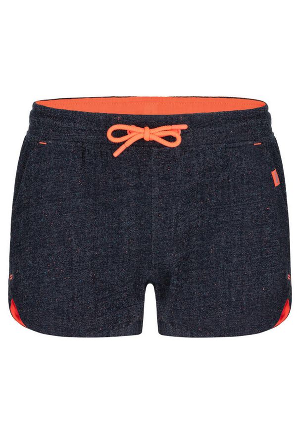 YOURGLOVES - LOAP Edula szorty damskie L – lekkie i przewiewne. Kolor: pomarańczowy, wielokolorowy. Sezon: lato. Sport: turystyka piesza