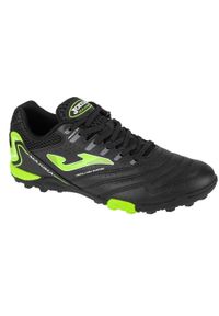 Buty piłkarskie turfy unisex Joma Maxima treningowe ze wzmocnionym czubem. Zapięcie: sznurówki. Kolor: zielony, czarny, wielokolorowy. Materiał: materiał, skóra. Szerokość cholewki: normalna. Sport: piłka nożna