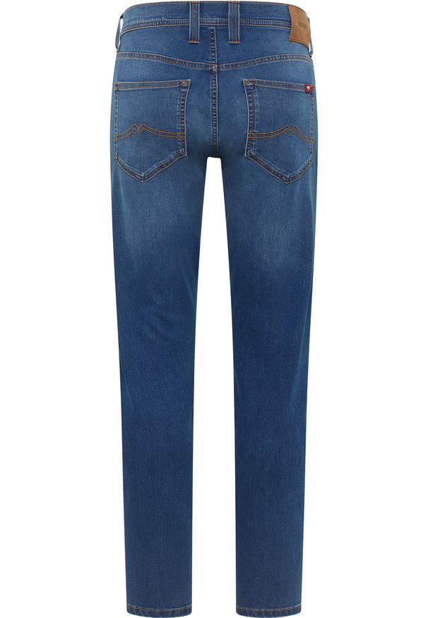 Męskie Spodnie Jeansowe Mustang Style Oregon Slim Denim Blue 1016316 5000 503