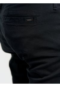 Big-Star - Spodnie chinosy męskie czarne Hektor 907. Kolor: czarny. Styl: elegancki #7