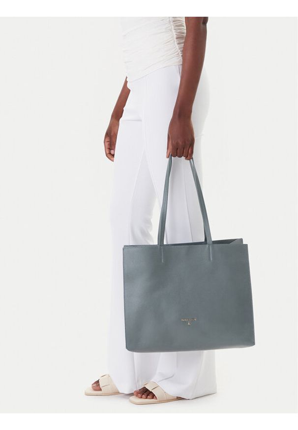 Patrizia Pepe Torebka 8BA172/L001-G600 Zielony. Kolor: zielony. Materiał: skórzane