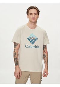 columbia - Columbia T-Shirt Rapid Ridge Graphic 1888813 Brązowy Regular Fit. Kolor: brązowy. Materiał: bawełna #1