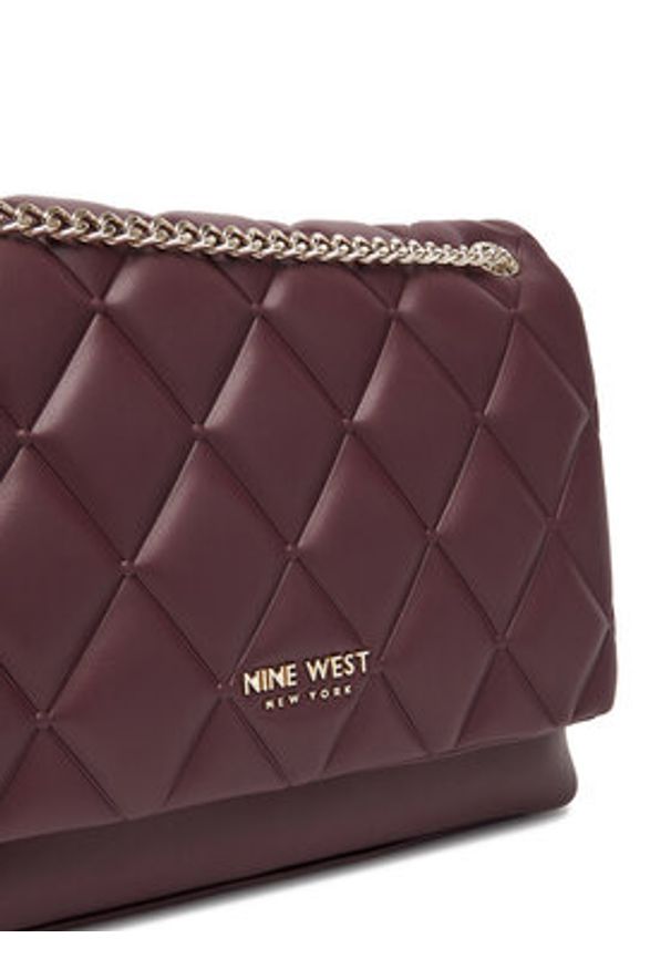 Nine West Torebka CEO-CHARLOTTE-S22560-5 Bordowy. Kolor: czerwony