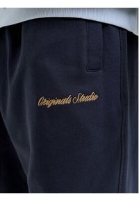 Jack & Jones Spodnie dresowe Kane Norrebro 12282553 Granatowy Regular Fit. Kolor: niebieski. Materiał: bawełna #7