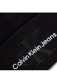 Calvin Klein Jeans Czapka Monologo Embro Beanie K60K611254 Czarny. Kolor: czarny. Materiał: bawełna #2
