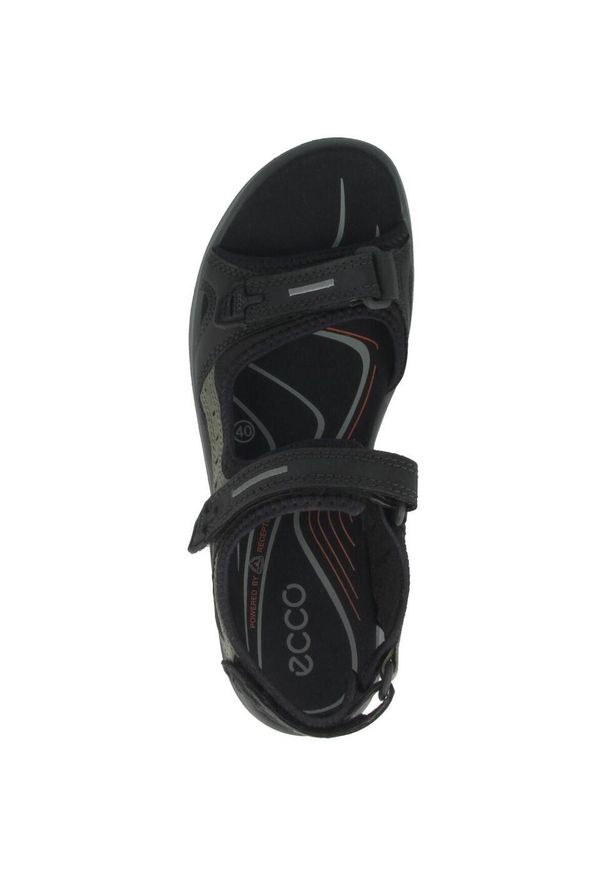 ecco - Buty do chodzenia damskie Ecco Offroad. Zapięcie: rzepy. Kolor: czarny. Materiał: guma, skóra. Sport: turystyka piesza