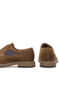 Gino Rossi Półbuty ADAMO-01W MI08 Brązowy. Kolor: brązowy. Materiał: materiał #6