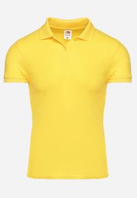 Born2be - Żółty T-shirt Polo z Bawełną Fodelira. Okazja: na co dzień. Typ kołnierza: polo. Kolor: żółty. Materiał: bawełna. Styl: klasyczny, casual, elegancki #6