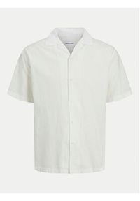 Jack & Jones - Jack&Jones Koszula Breeze Resort 12268967 Biały Relaxed Fit. Kolor: biały. Materiał: len, bawełna #3
