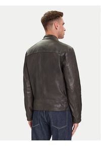 JOOP! Kurtka skórzana Cleary 80000863 Szary Regular Fit. Kolor: szary. Materiał: skóra #6