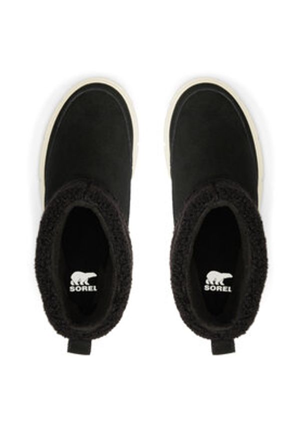 sorel - Sorel Śniegowce Explorer™ III Slip-On Cozy Wp 2079341010 Czarny. Zapięcie: bez zapięcia. Kolor: czarny. Materiał: materiał