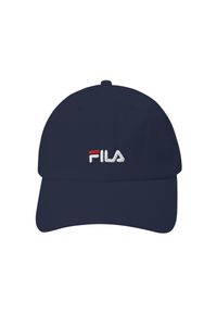 Czapka z daszkiem Fila Faridokt D. Kolor: niebieski, wielokolorowy, biały. Materiał: bawełna, tkanina. Styl: casual, sportowy #1