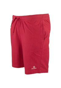 ZFOAM - Szorty męskie ATHL DPT Nunzio – 100% bawełna, oddychające. Kolor: czerwony. Materiał: bawełna. Sport: fitness #1