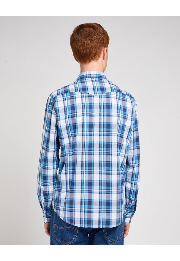 Lee - LEE MĘSKA KOSZULA REGULAR SHIRT ATLANTIC BRIGHT WHITE 112349505 L69H015653