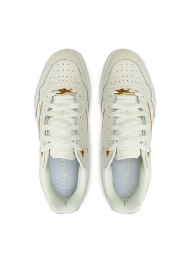 Reebok Sneakersy BB 4000 II 100033648 Écru. Materiał: skóra