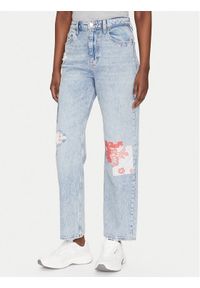 Tommy Jeans Jeansy Layla DW0DW20017 Niebieski Straight Fit. Kolor: niebieski #1