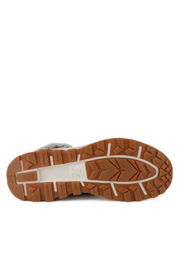 Rieker Revolution Lifestyle Botki W0063-80 Biały. Kolor: biały. Materiał: skóra