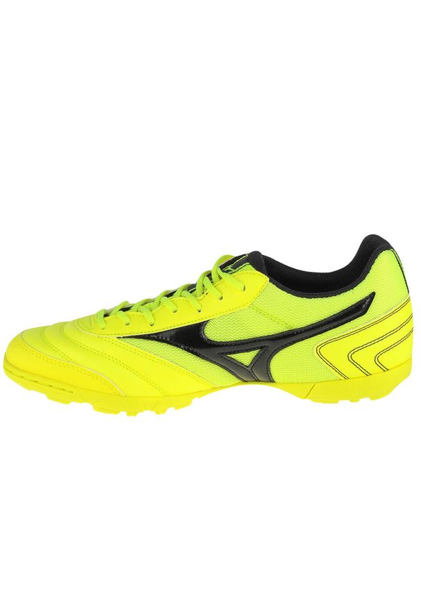 Buty piłkarskie - turfy męskie, Mizuno Mrl Sala Club Tf. Kolor: żółty. Materiał: tkanina, materiał, guma, syntetyk. Sport: piłka nożna