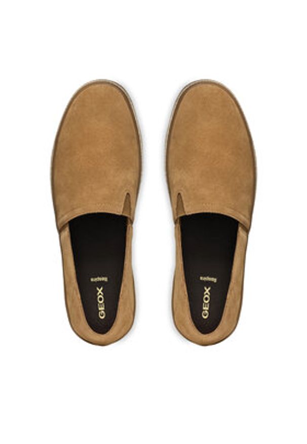 Geox Espadryle U Pantelleria U55DWA 00022 C6018 Brązowy. Kolor: brązowy. Materiał: zamsz, skóra