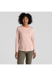 CRAGHOPPERS - Longsleeve damski Craghoppers NosiLife Akona LS Top. Kolor: żółty. Długość rękawa: długi rękaw. Sport: turystyka piesza #1