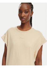 BOSS Sukienka codzienna C Edress 5 50540442 Beżowy Relaxed Fit. Okazja: na co dzień. Kolor: beżowy. Materiał: bawełna. Typ sukienki: proste. Styl: casual #3