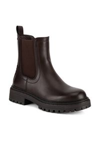 Jenny Fairy Sztyblety HY60208-1 Brązowy. Kolor: brązowy. Materiał: skóra #5