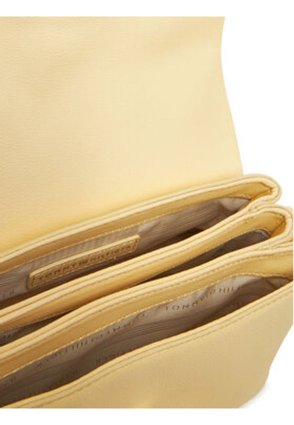 TOMMY HILFIGER - Tommy Hilfiger Torebka AW0AW17462 Żółty. Kolor: żółty. Materiał: skórzane