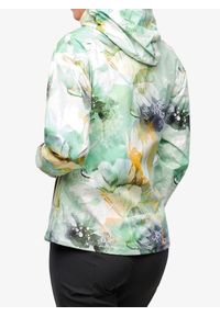 Kurtka przeciwdeszczowa damska Helly Hansen Loke Print Jacket. Kolor: zielony. Wzór: nadruk