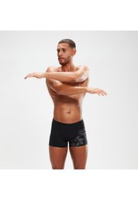 Bokserki kąpielowe męskie Speedo Hyper Boom Placement V-Cut. Kolor: czarny, szary, wielokolorowy. Materiał: poliester