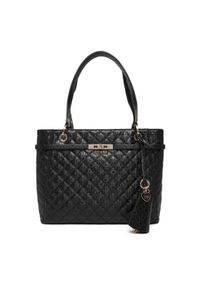 Guess Torebka Idra HWGG81 57250 Czarny. Kolor: czarny. Materiał: skórzane