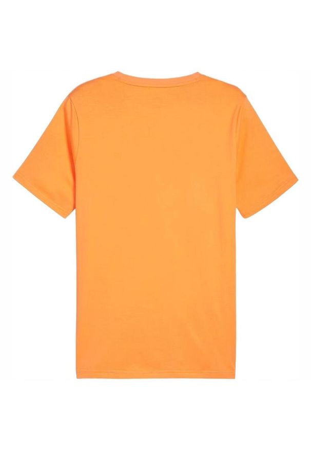 Puma - T-shirt Męski Essential. Kolor: żółty. Sport: turystyka piesza