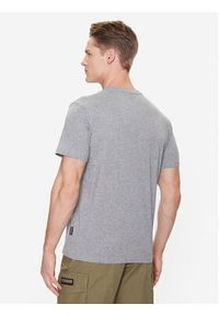 Napapijri T-Shirt Salis NP0A4H8D Szary Regular Fit. Kolor: szary. Materiał: bawełna #4