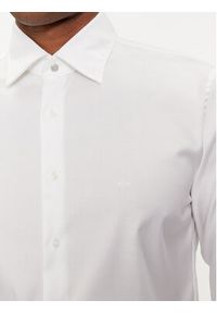 Michael Kors Koszula MD0DS01032 Biały Slim Fit. Kolor: biały. Materiał: bawełna