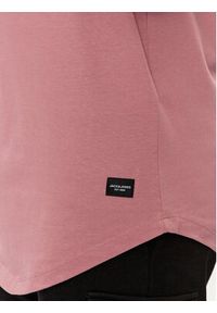 Jack & Jones - Jack&Jones T-Shirt Jjenoa 12113648 Różowy Long Line Fit. Kolor: różowy. Materiał: bawełna #2