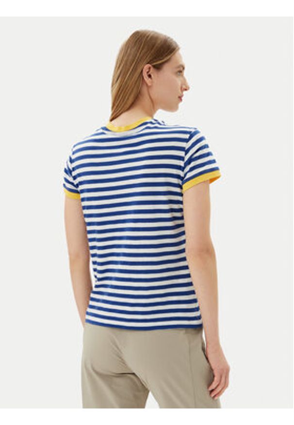 Napapijri T-Shirt Baie NP0A4ILB Niebieski Regular Fit. Kolor: niebieski. Materiał: bawełna