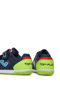 Joma Buty do piłki nożnej Top Flex Jr 2533 TPJS2533INV Granatowy. Kolor: niebieski. Materiał: skóra