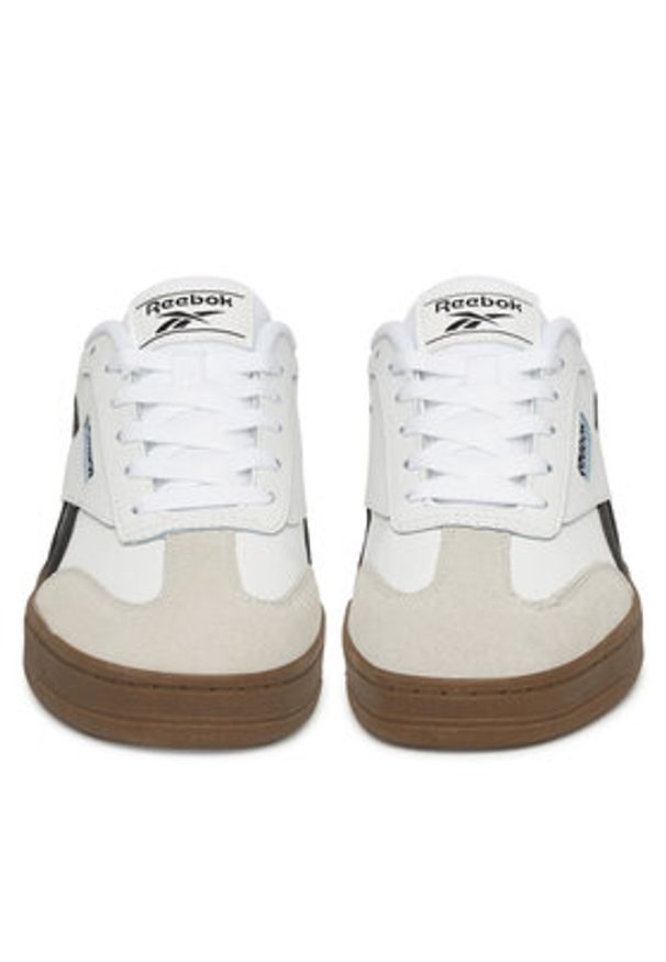 Reebok Sneakersy FORTE LOUNGER DOUBLE UP AR30255WWCX Biały. Kolor: biały. Materiał: skóra