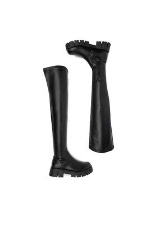 DeeZee Kozaki 60017-2 Czarny. Kolor: czarny. Materiał: materiał